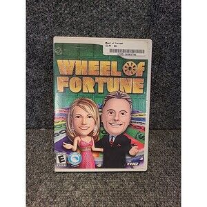 Wii Wheel of Fortune (Nintendo Wii, 2010) Complete w/ Manual CIB Tested